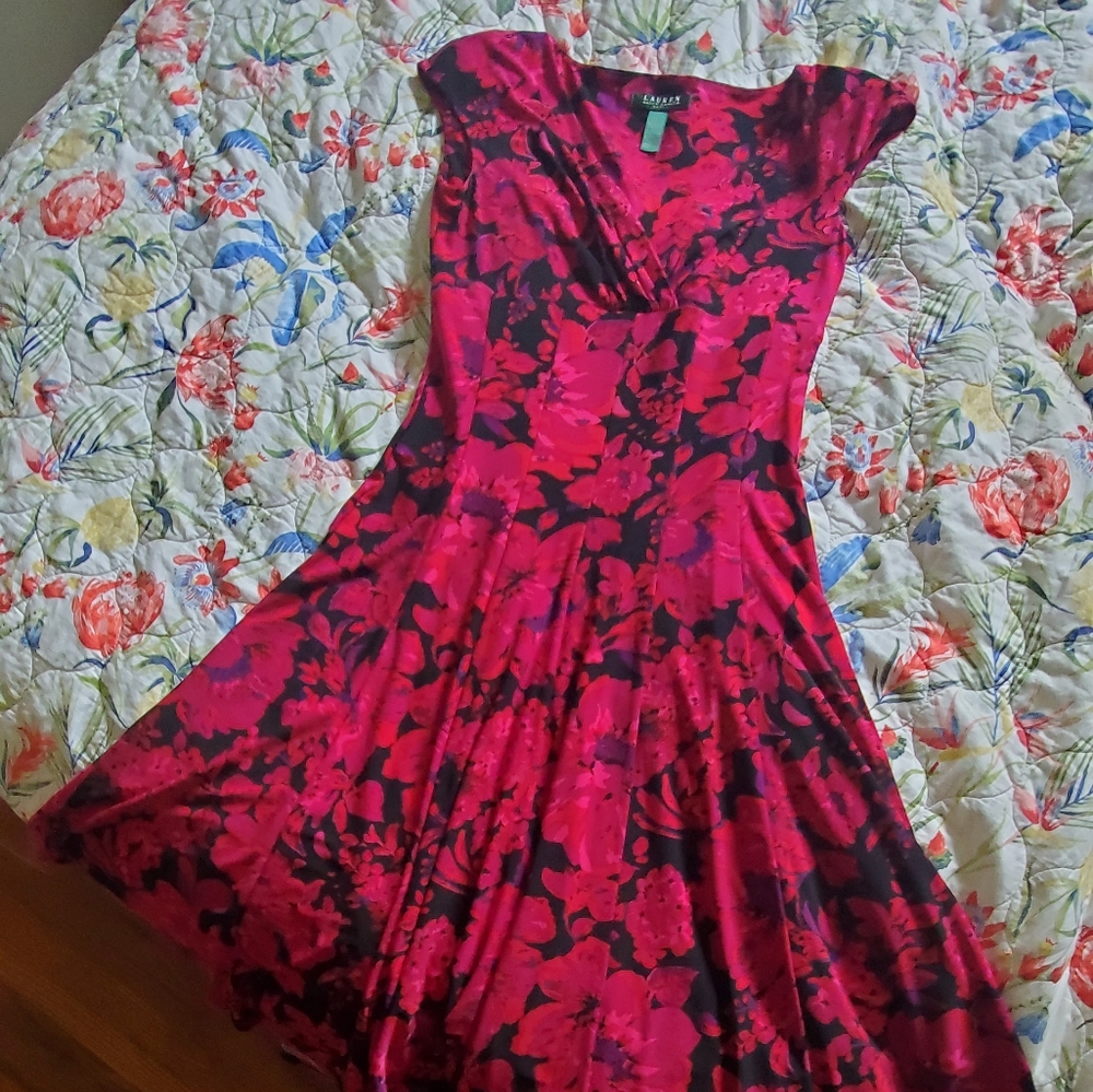 Ralph Lauren Floral Panel Dress